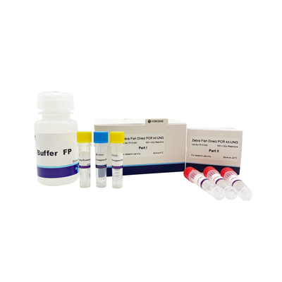 Μοριακή PCR της βιολογίας PCR ψαριών αντιδραστηρίων ζέβρα άμεση εξάρτηση με UNG χωρίς προγενέστερο καθαρισμό DNA