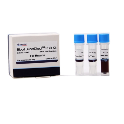 Ισχυρές PCR δυνατότητας ενίσχυσης PCR αίματος συστημάτων άμεσες εξαρτήσεις με την ηπαρίνη καμία προεπεξεργασία
