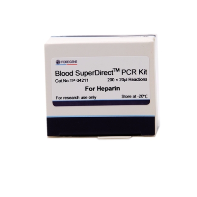 Ισχυρές PCR δυνατότητας ενίσχυσης PCR αίματος συστημάτων άμεσες εξαρτήσεις με την ηπαρίνη καμία προεπεξεργασία