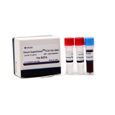 PCR SuperDirect αίματος EDTA UNG εξαρτήσεων για Dentification ολόκληρου του αίματος Anticoagulated