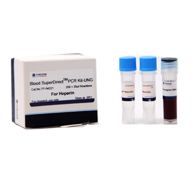 PCR SuperDirect αίματος εξάρτηση UNG - ηπαρίνη για τα ΕΡΓΑΣΤΉΡΙΑ κεντρικών νοσοκομείων ανίχνευσης