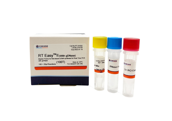 Γρήγορες RT εύκολες ΙΙ 25T αντίστροφες Transcriptase εξαρτήσεις με DNase για πραγματικό - χρονικό PCR