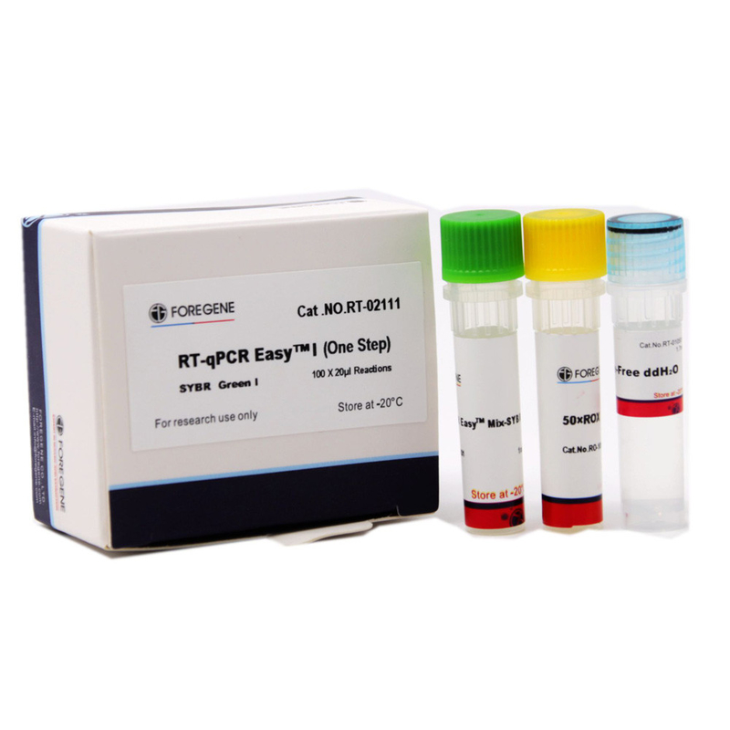 Rt-QPCR EasyTM Ι μια πράσινη Ι πλήρης ποσοτική ανίχνευση βημάτων SYBR των γονιδίων για RT και πραγματικός - χρονικό PCR