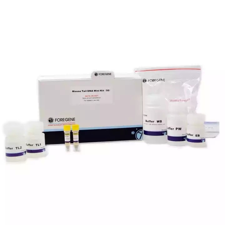 Μίνι DNA Genomic αποσπασμάτων εξαρτήσεων απομόνωσης DNA ουρών ποντικιών από την ουρά ποντικιών μέσα σε 1 ώρα