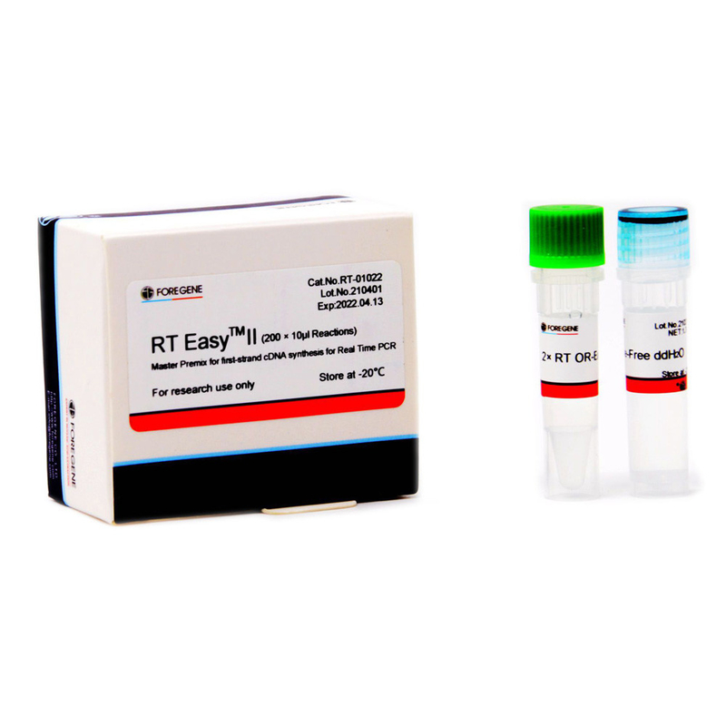 Foregene RT EasyTM ΙΙ κύρια πρόμιξη για την πρώτη σύνθεση STRAND CDNA για πραγματικό - χρονικό PCR