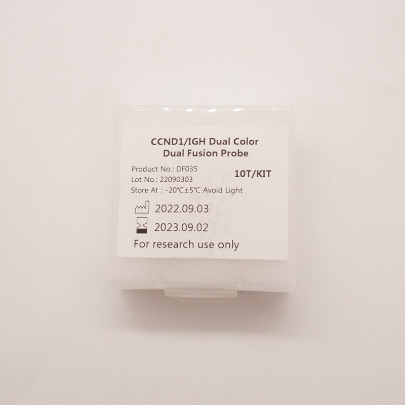 Κιτ ανιχνευτή διπλής σύντηξης CCND1/IGH για ανίχνευση ανωμαλίας ανθρώπινου γονιδίου CCND1/IGH